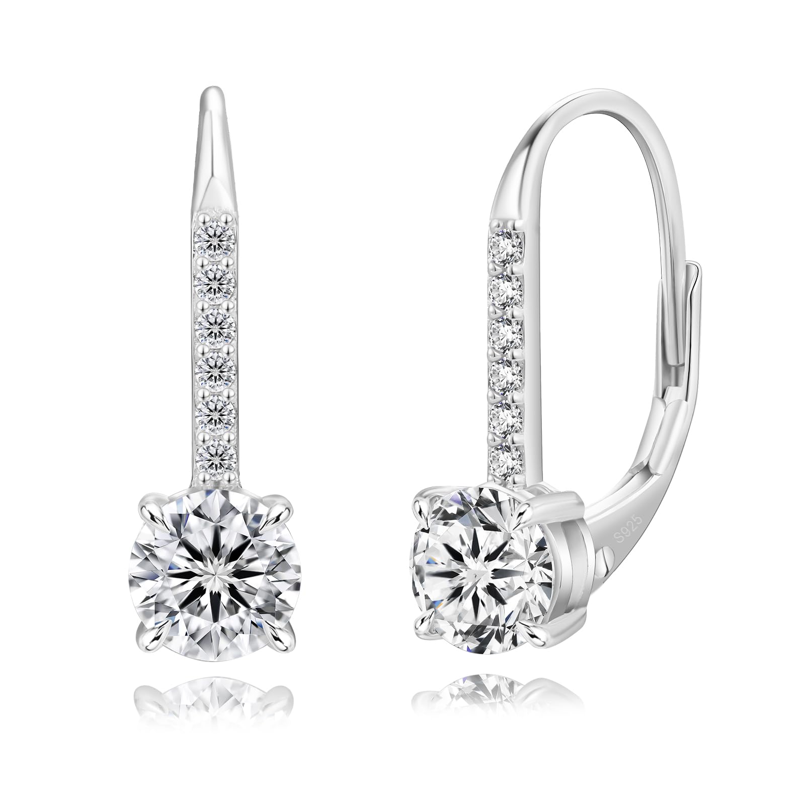 Aurora Drop Moissanite Earrings