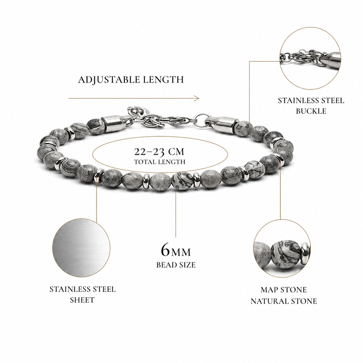 Atlas Stone Bracelet