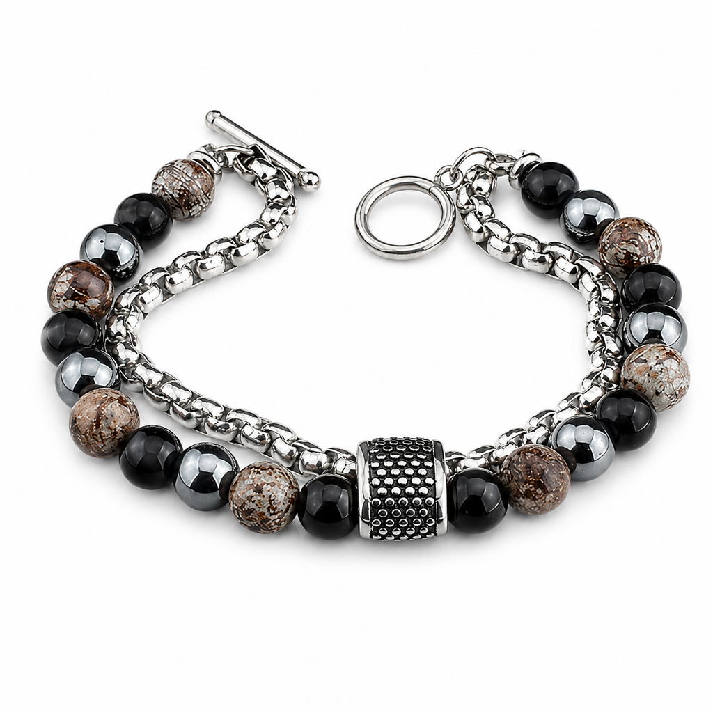 Marble Noir Bracelet