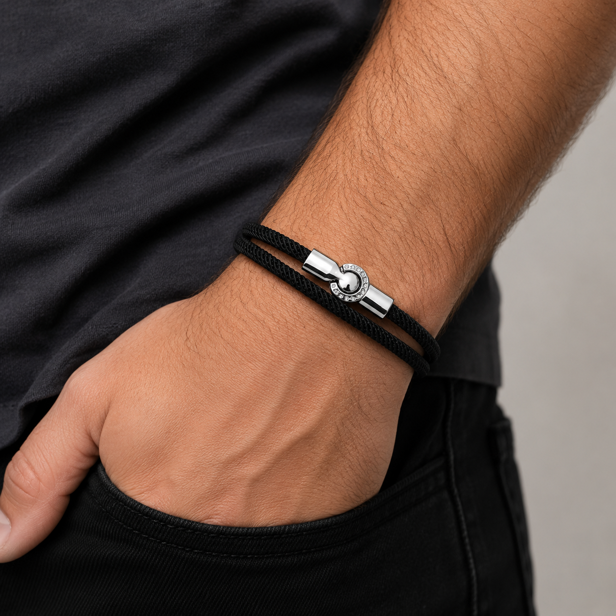 Black Obsidian Bracelet