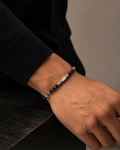 Onyx & Steel Bracelet
