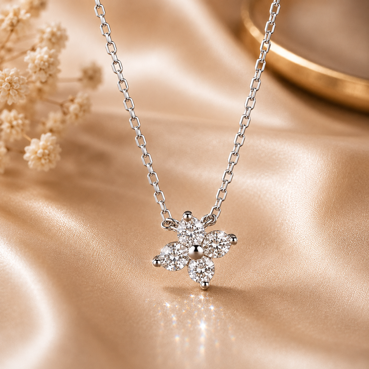 Four-Leaf Clover Necklace