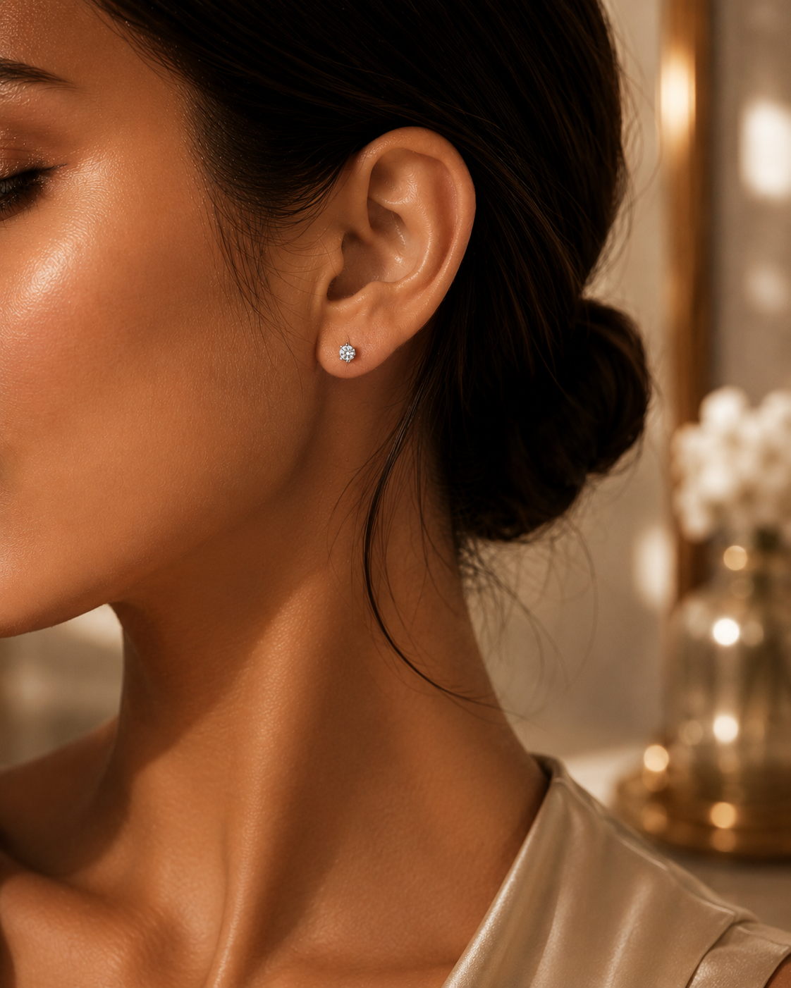 Royal Ice Moissanite Studs
