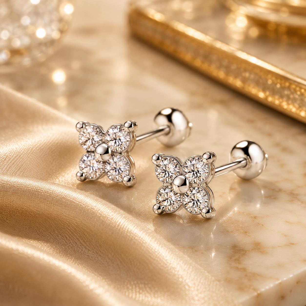 Four-Leaf Clover Earrings