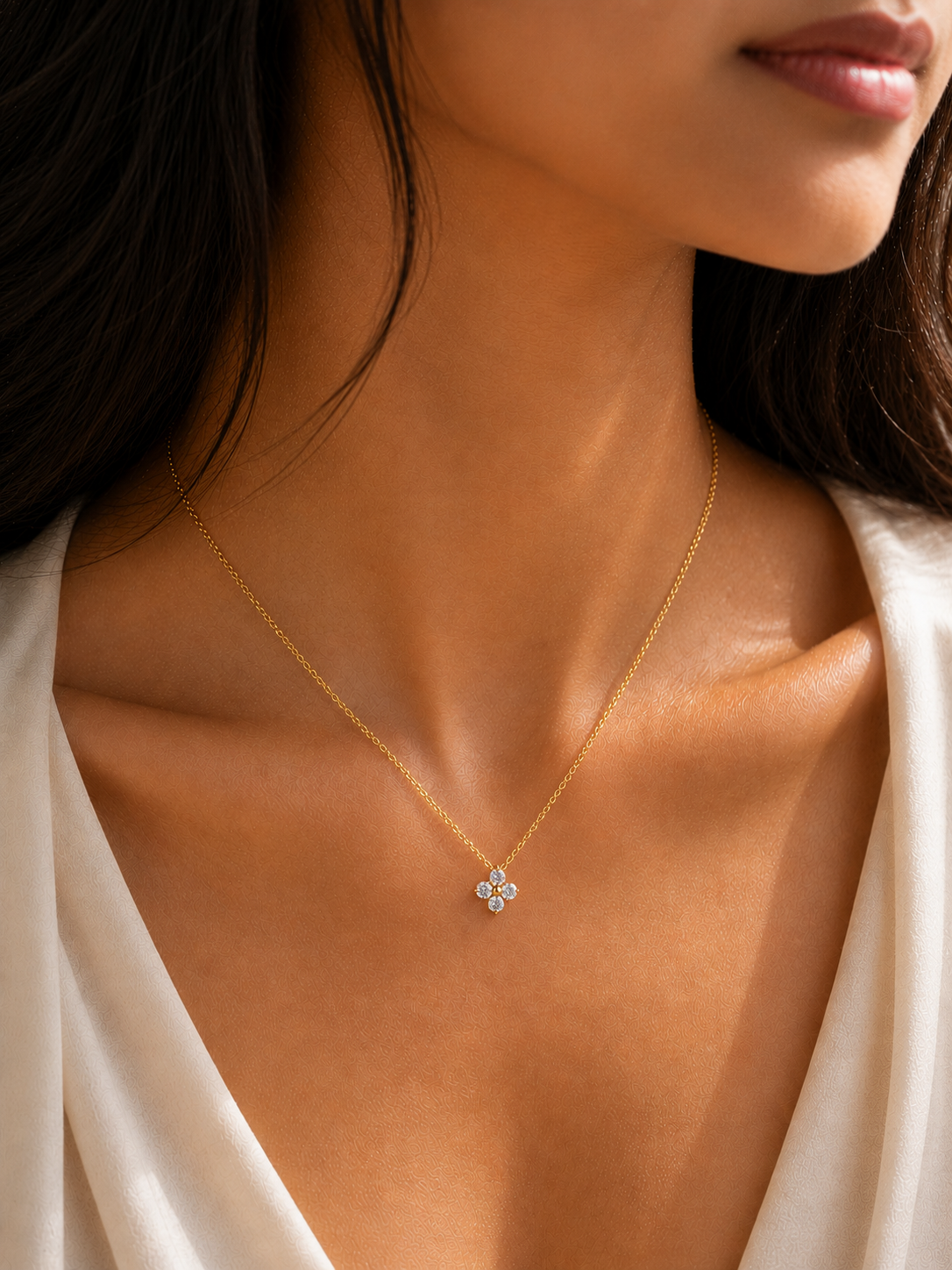 Four-Leaf Clover Necklace